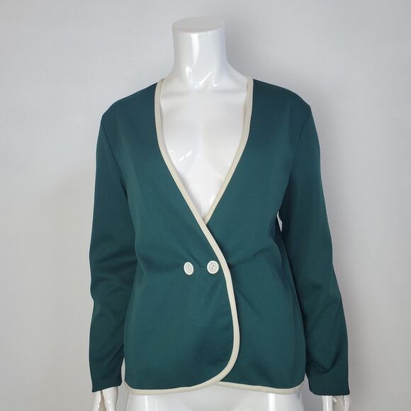 Vintage Jackets & Blazers - Vintage 80s Blair Green Blazer M